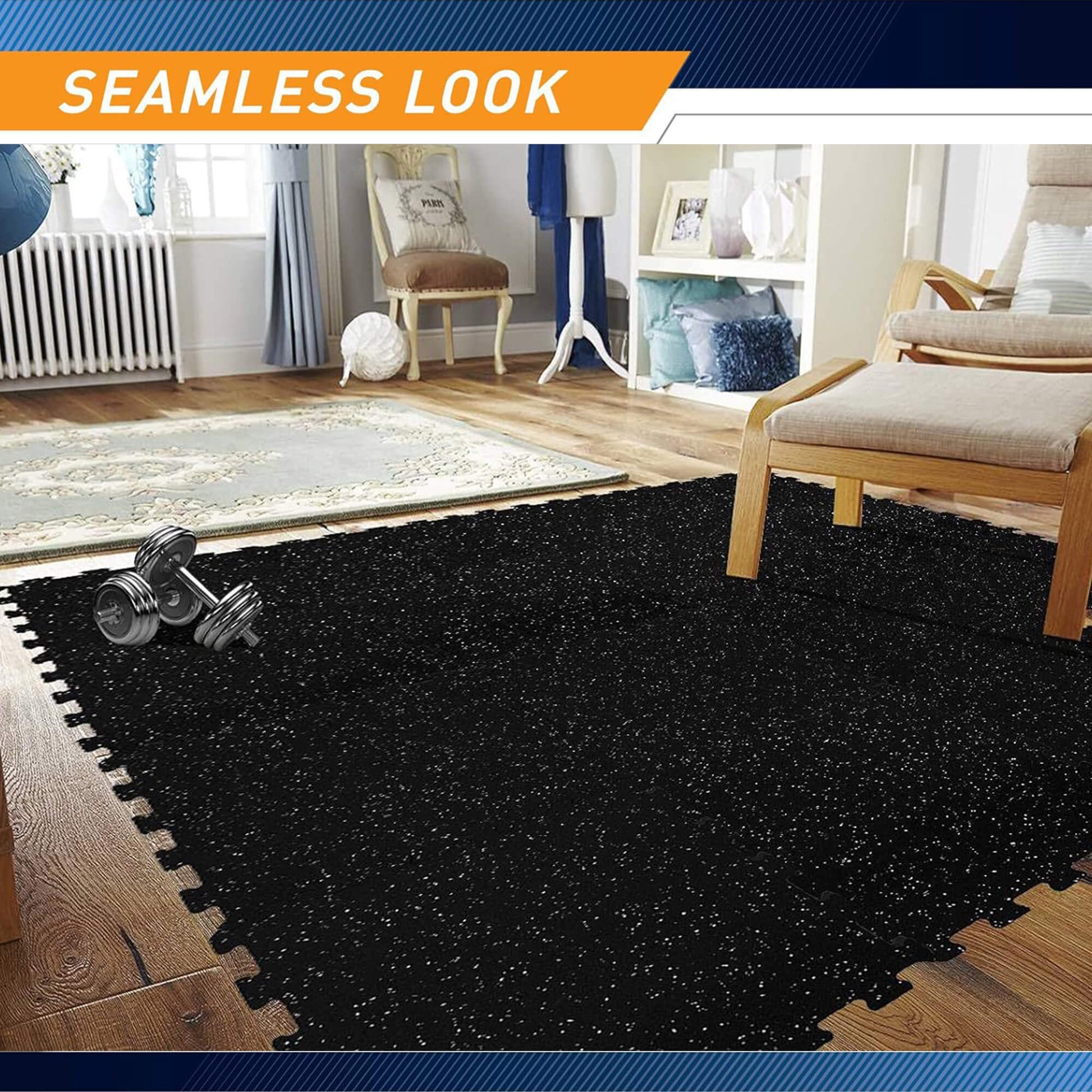 Rubber Flooring Gym Mats with EVA Foam